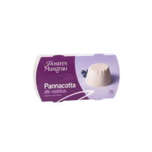 Pannacotta arándanos.